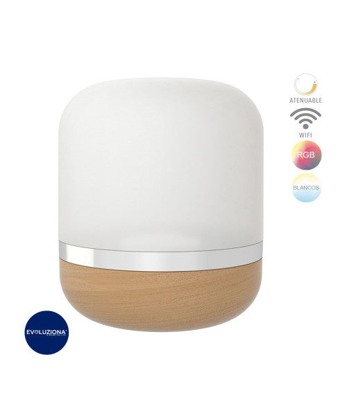 Lámpara De Mesa Led Inteligente Wifi Google Y Alexa
