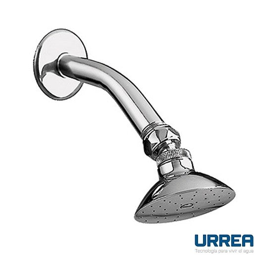 Regadera con brazo Acabado Acero Inox