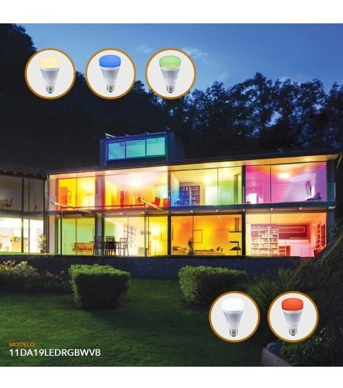 Foco Inteligente Wifi Dimeable Multicolor Google Y Alexa